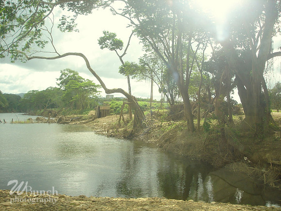 Crossing bridge in Belize....washed out the next day